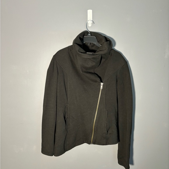 Helmut Lang Villous Asymmetrical Zip Jacket Womens Size Small - Picture 3 of 7